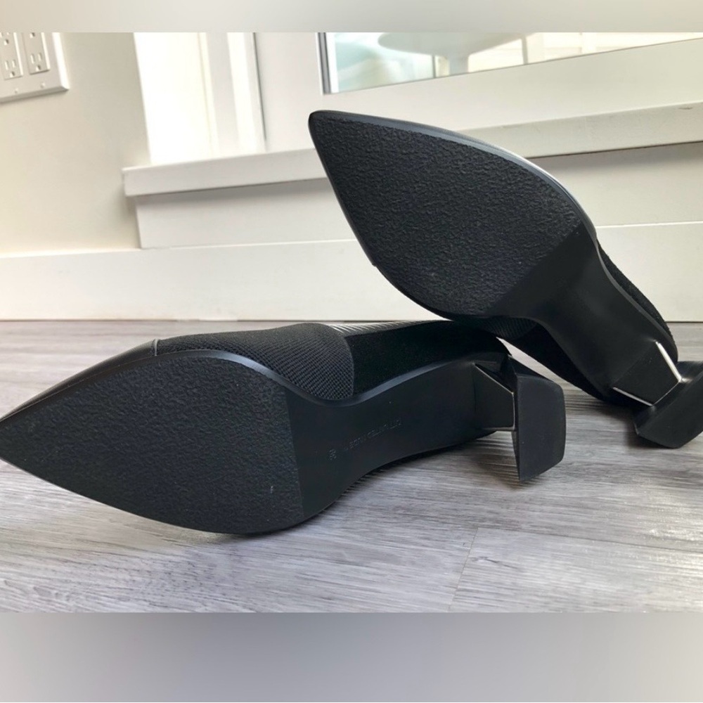 United Nude Zinc Pop Mid Architectural Ankle Boot | Black White - Picture 8 of 9